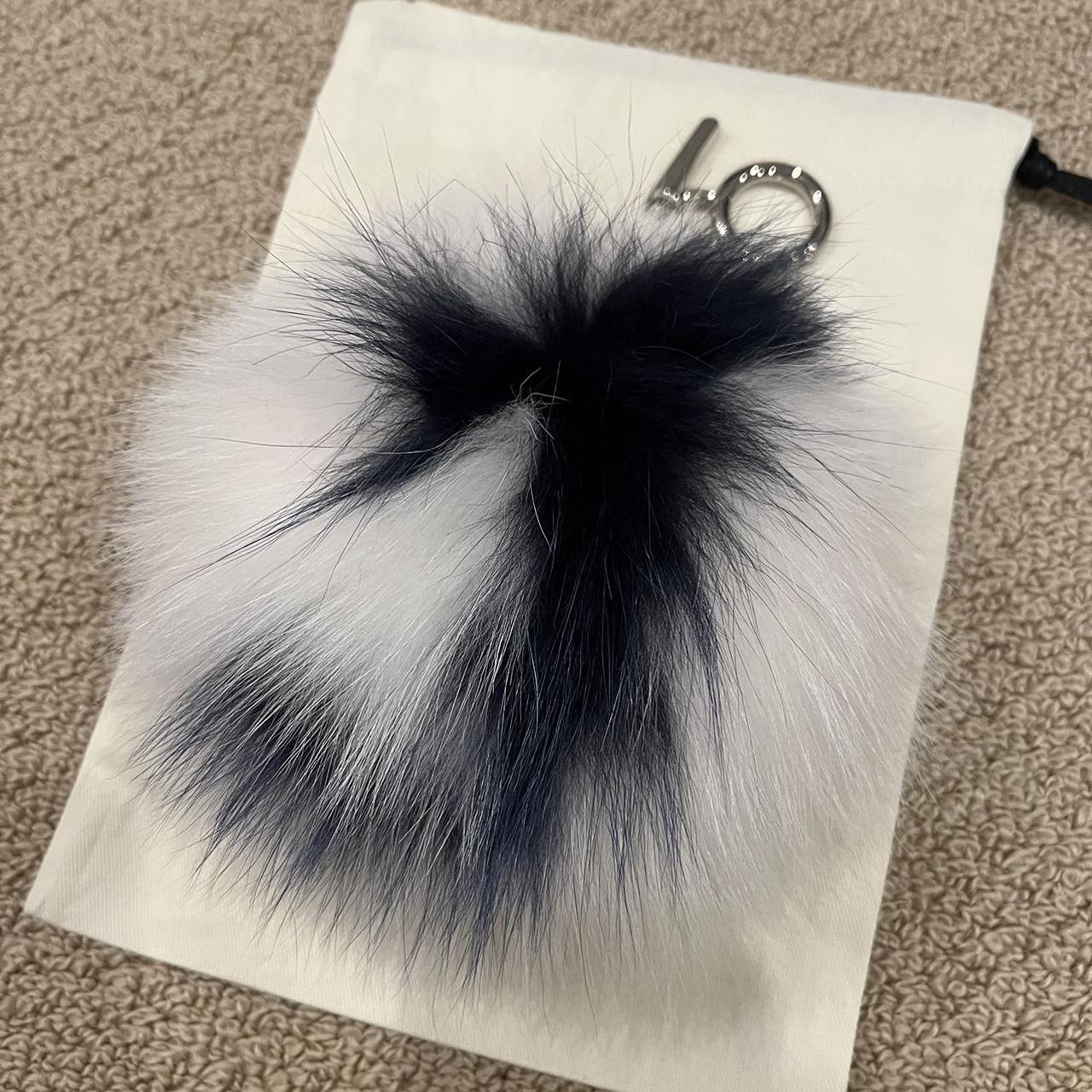 Fendi Alphabet 'J' Fur Bag Charm