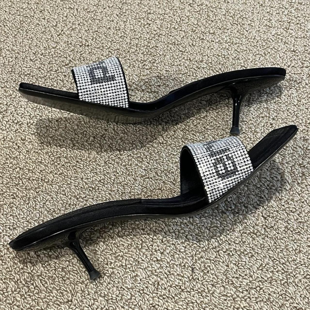 Alexander wang jessie crystal slide