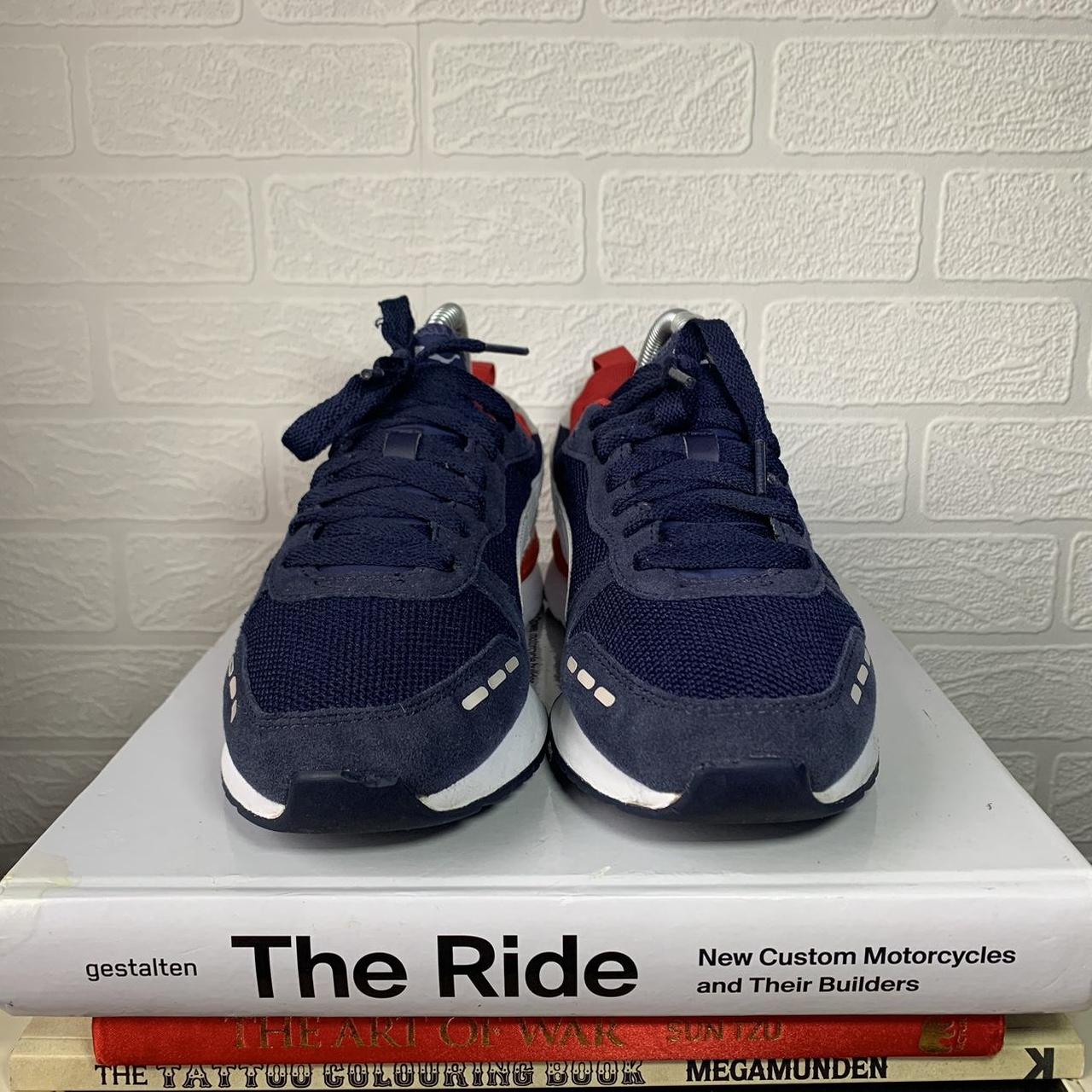 puma white red blue yellow