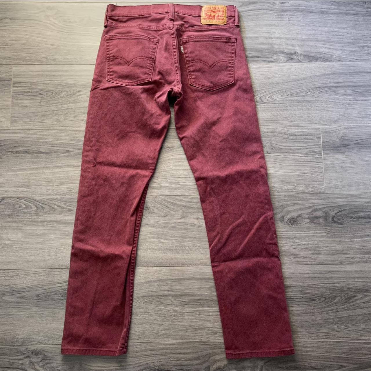 y2k Levi’s red pants Size 31 x 32 Excellent... - Depop