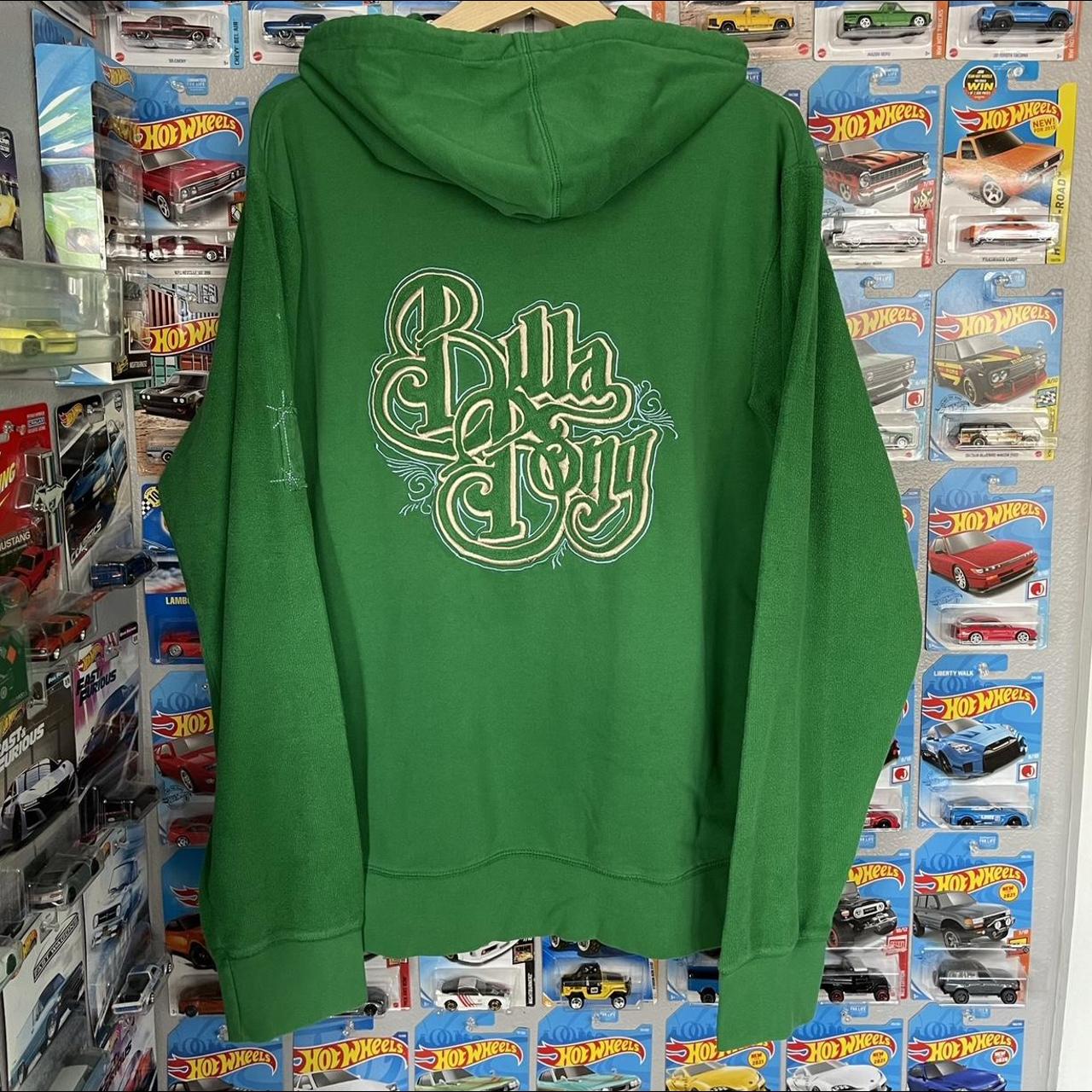 Vintage Billabong green zip up hoodie Size... - Depop