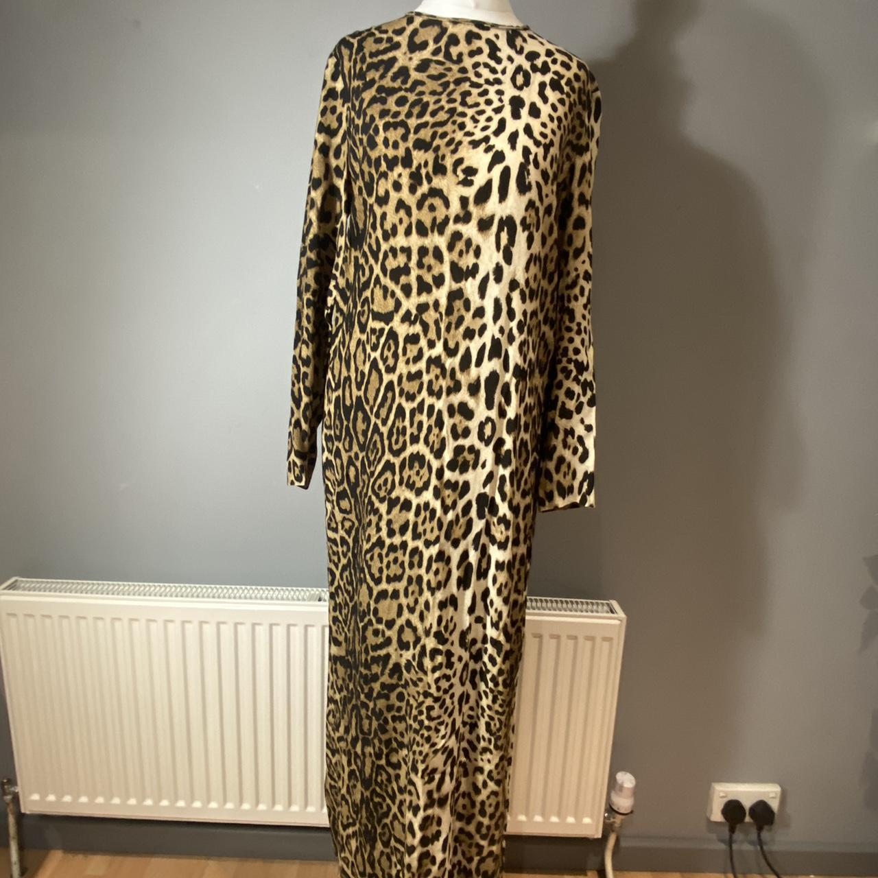 NEW ZARA ZW COLLECTION ANIMAL PRINT DRESS SIZE Depop