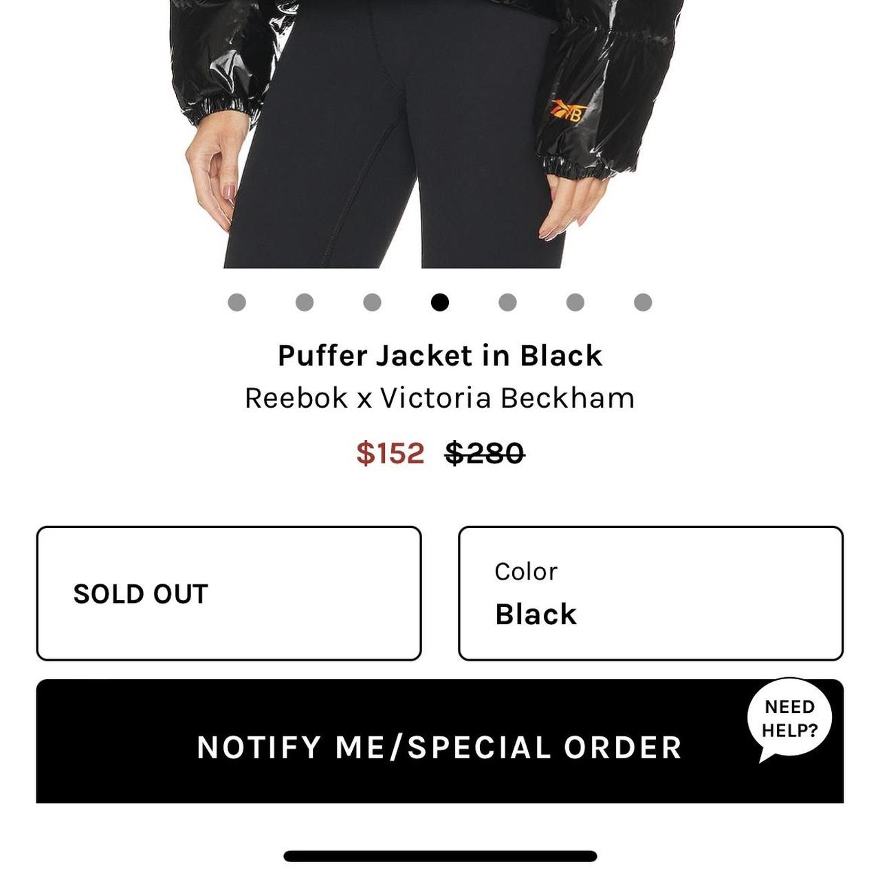 Reebok x Victoria Beckham Jacket- Color Black - Main Image