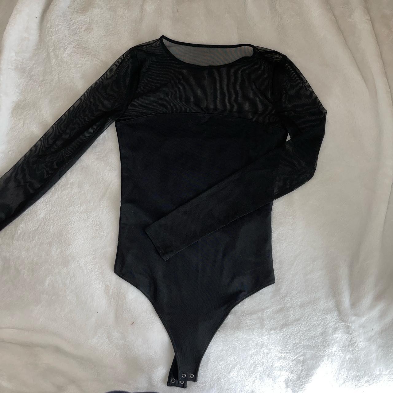 Abercrombie and Fitch mesh bodysuit- never worn - Depop