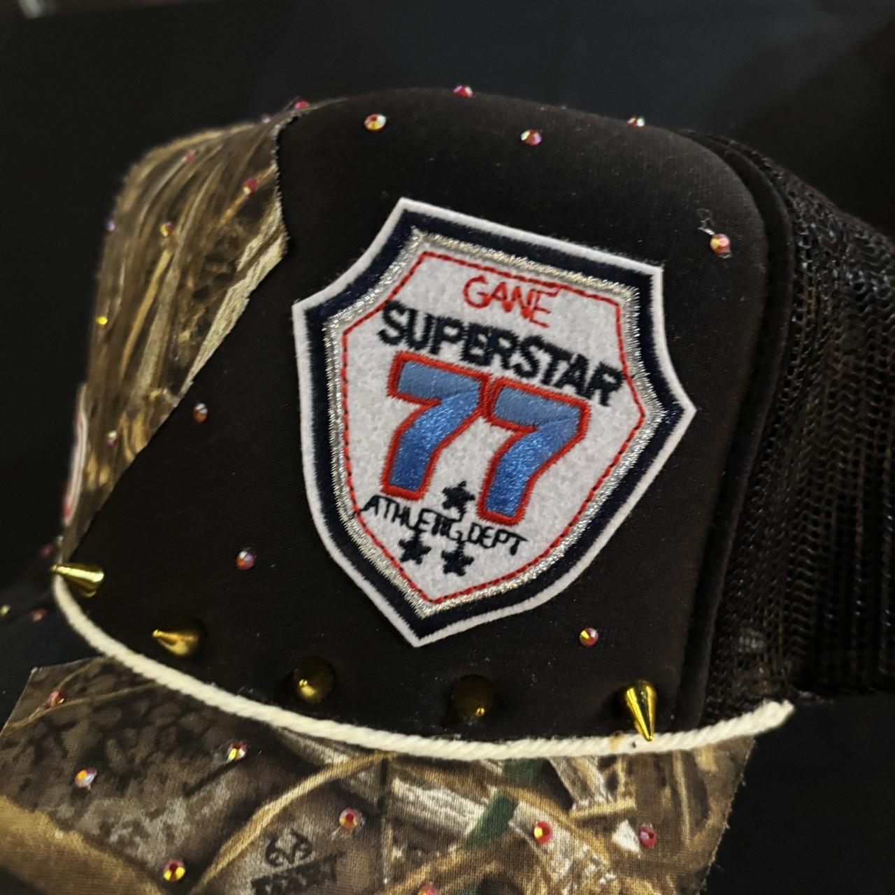 Reworked Men's Caps - Black/Multi – Patchwork Hun… - image 3