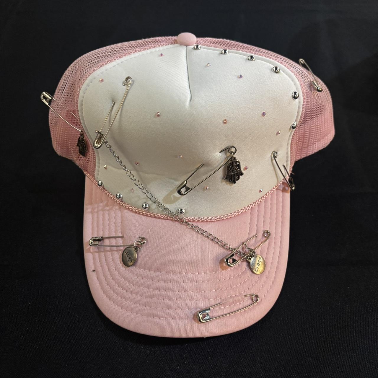 Reworked Men's Caps - Pink/Multi – Patchwork Hunk… - image 2