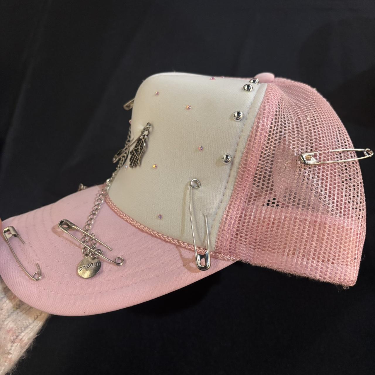 Reworked Men's Caps - Pink/Multi – Patchwork Hunk… - image 4