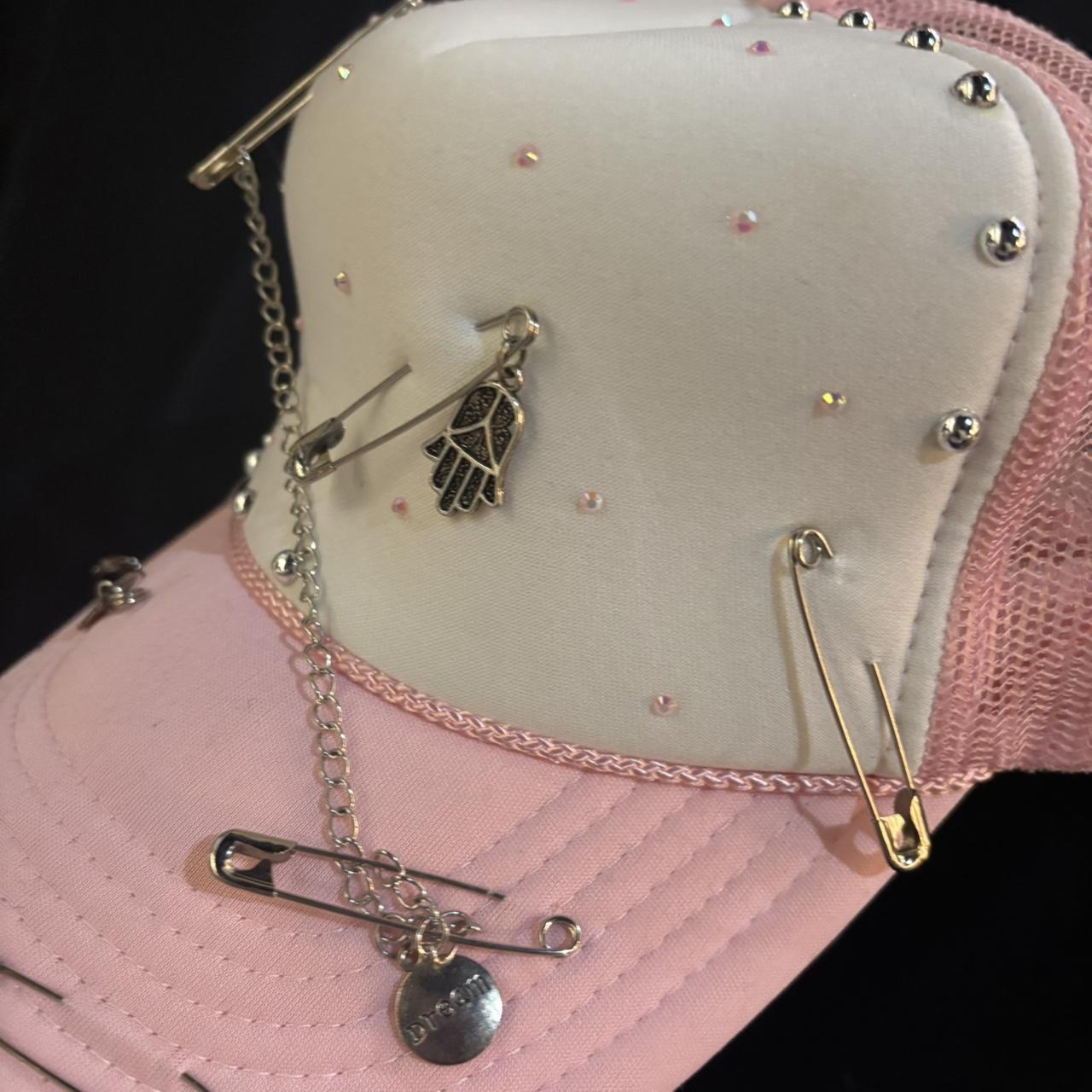 Reworked Men's Caps - Pink/Multi – Patchwork Hunk… - image 3