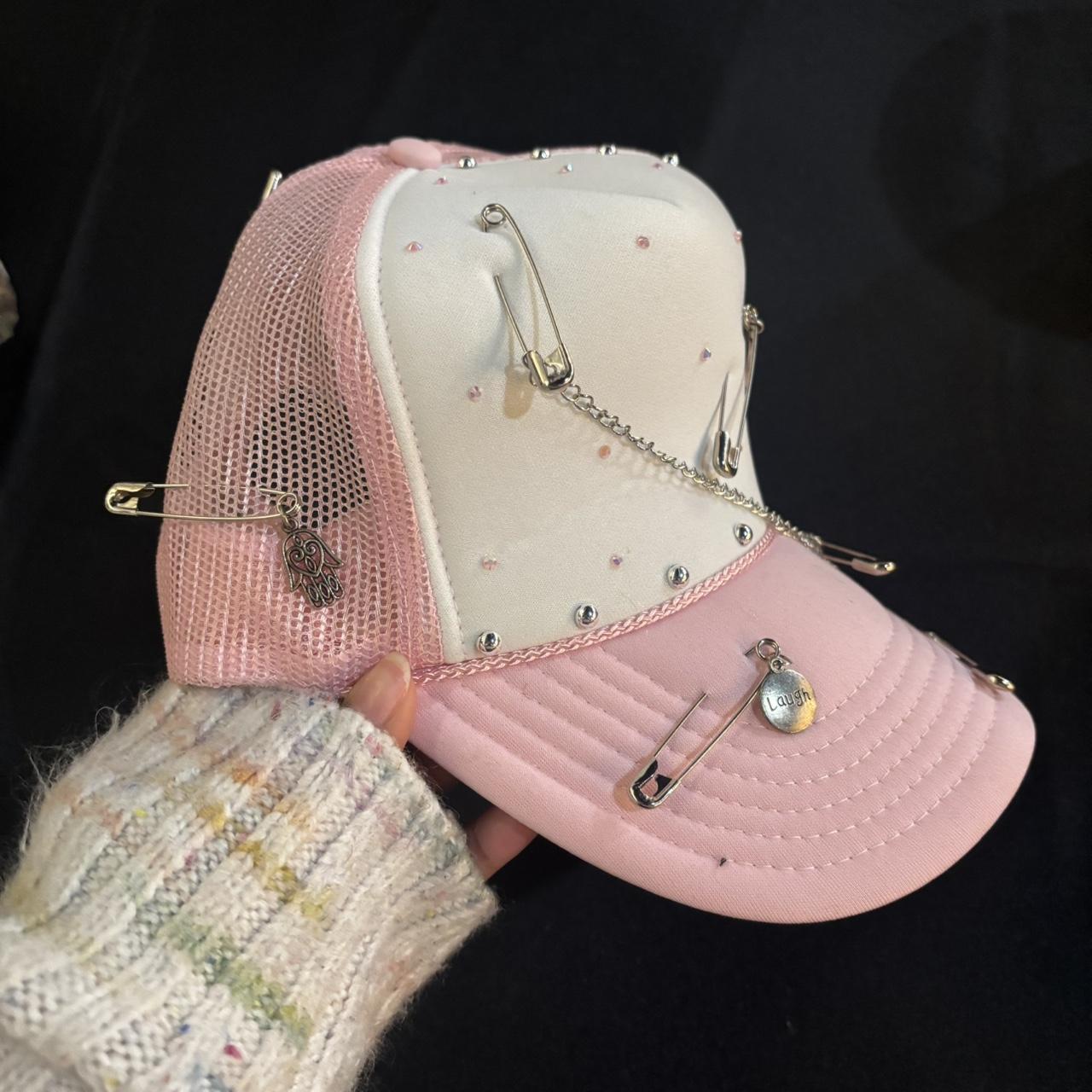 Reworked Men's Caps - Pink/Multi – Patchwork Hunk… - image 5