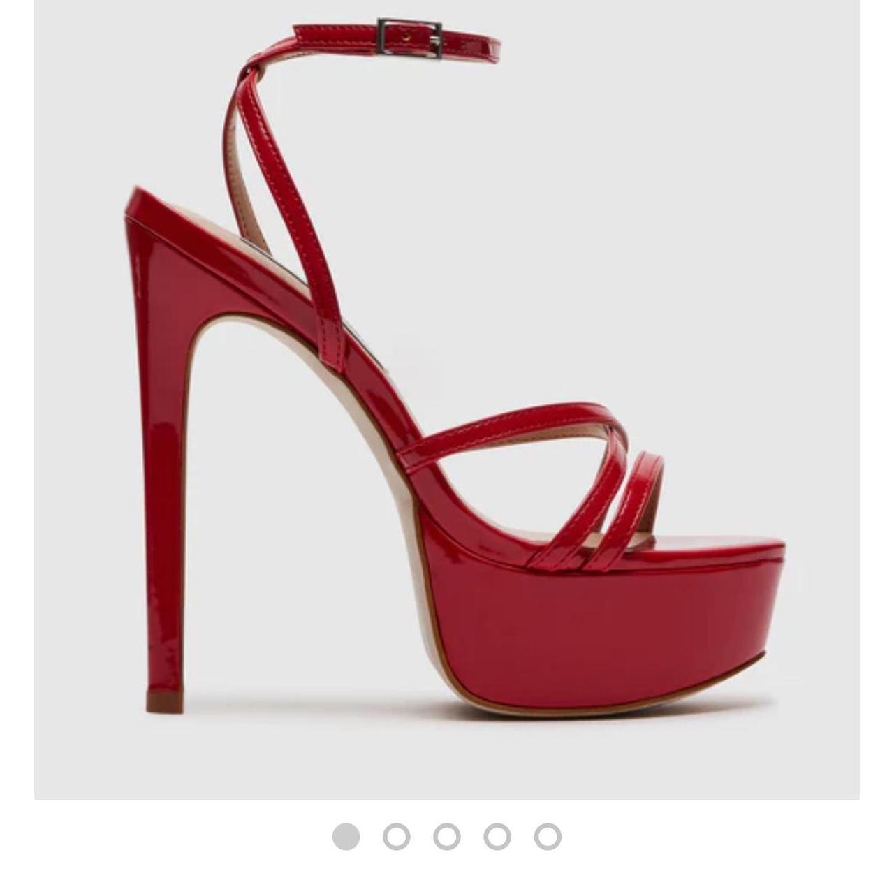 Steve Madden CELIA Color: RED PATENT Size: | Depop