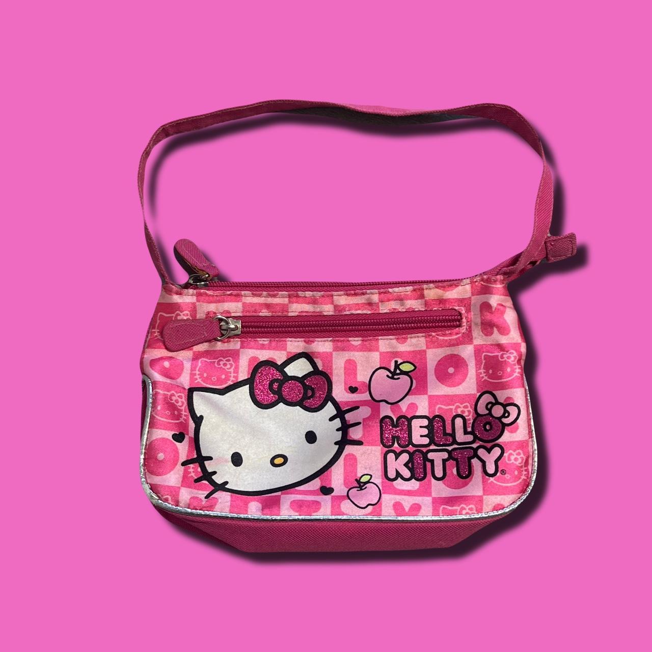 hello kitty pink angel crossbody messenger style bag - Depop