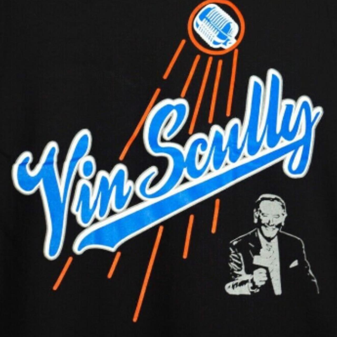 LA Dodgers x Vin Scully baseball jersey shirt Vin - Depop