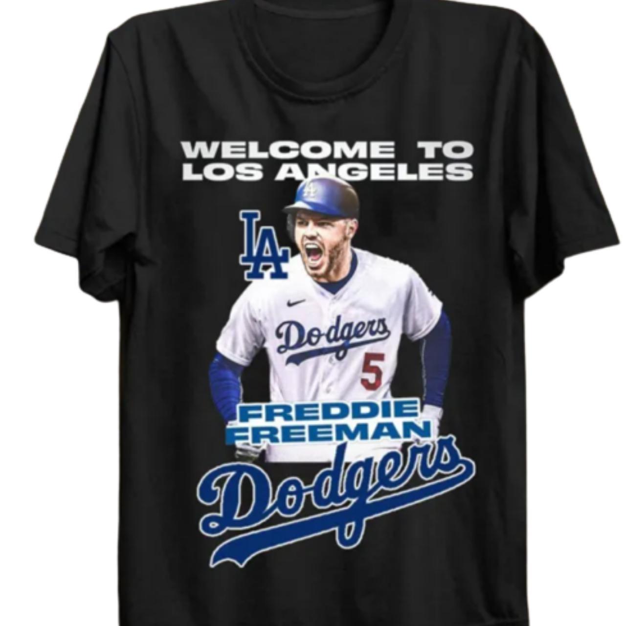 Welcome To LA Dodgers Freddie Freeman T-Shirt Gift - Depop