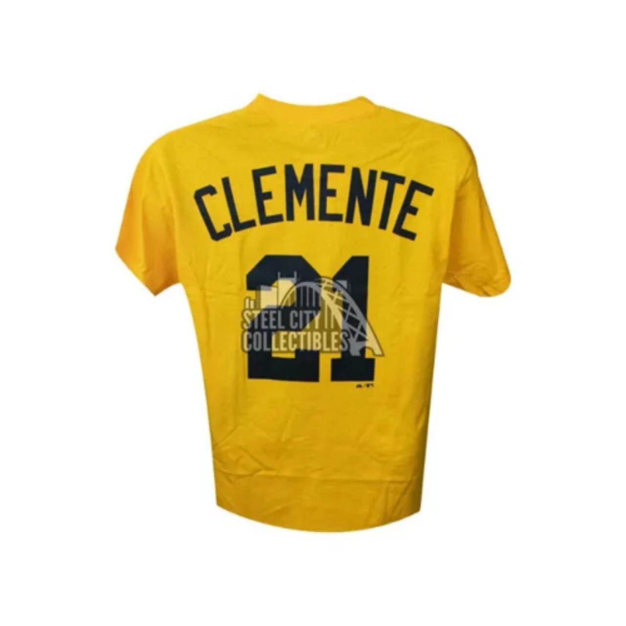 Y2K Majestic Pittsburgh Pirates Roberto Clemente - Depop