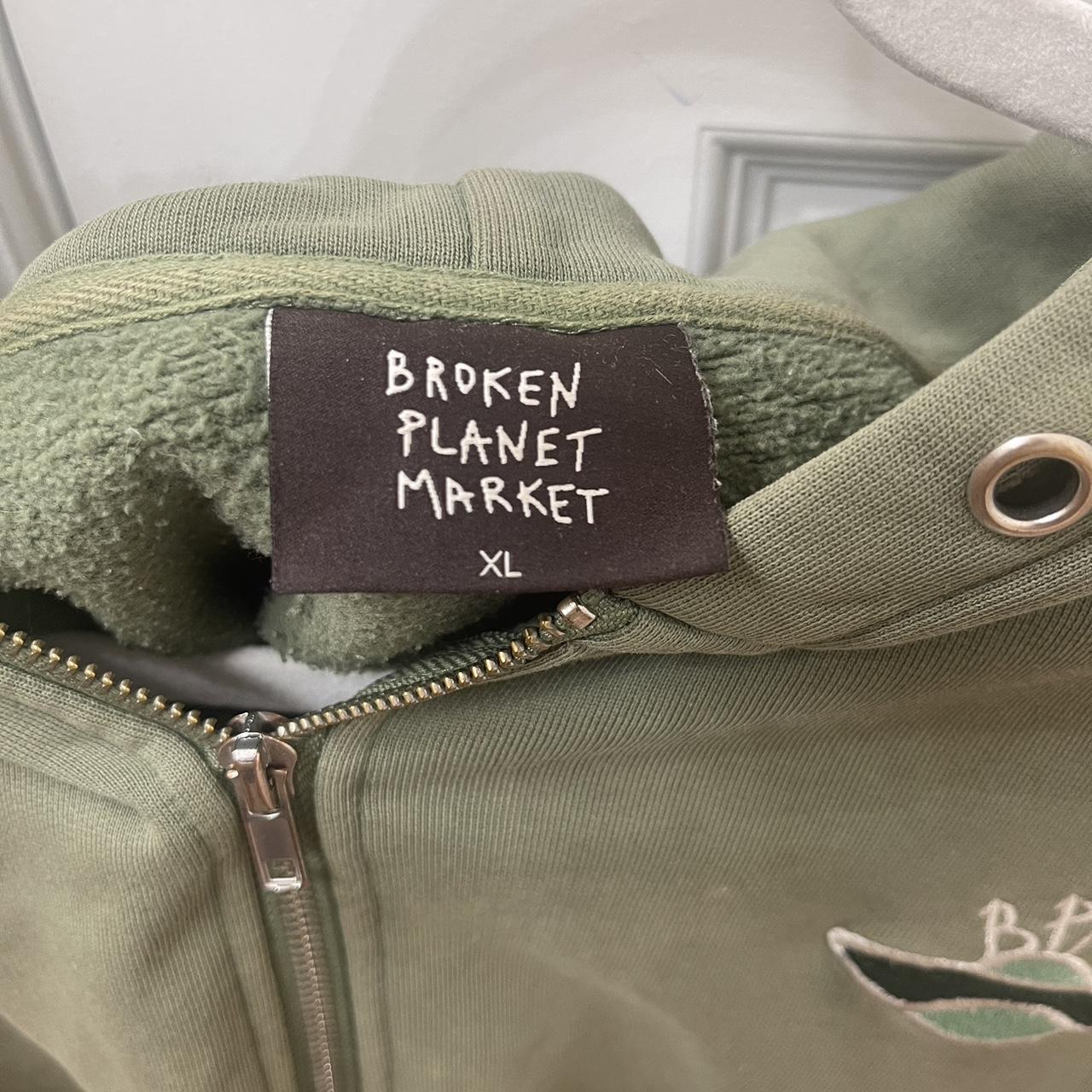 Broken planet-market-hoodie - Depop