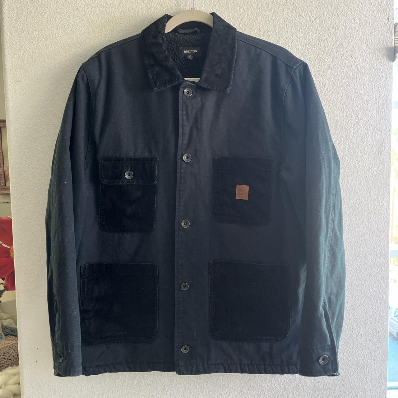 Brixton Men's Black Jacket | Depop