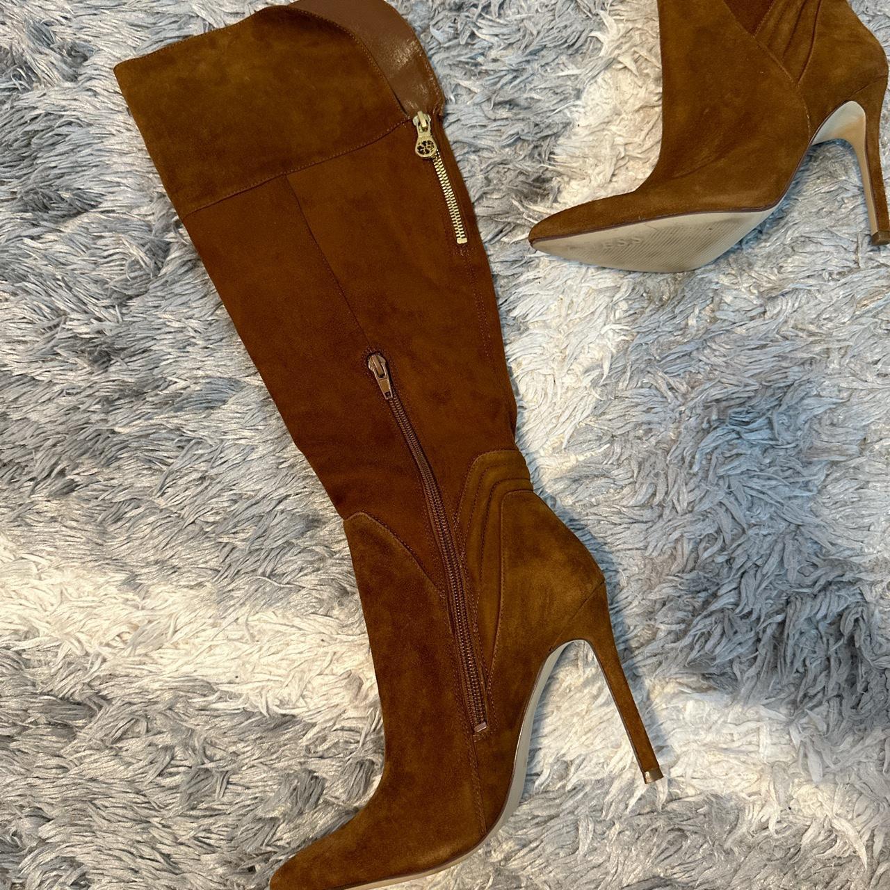 guess beige boots