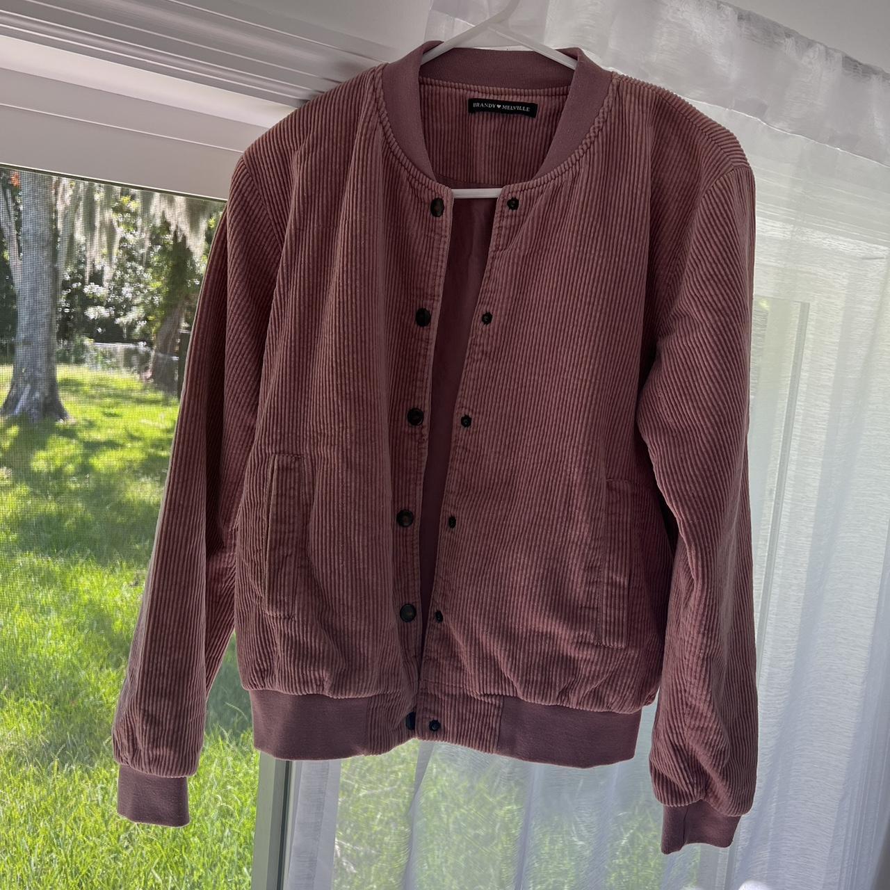 Brandy melville pink deals corduroy jacket