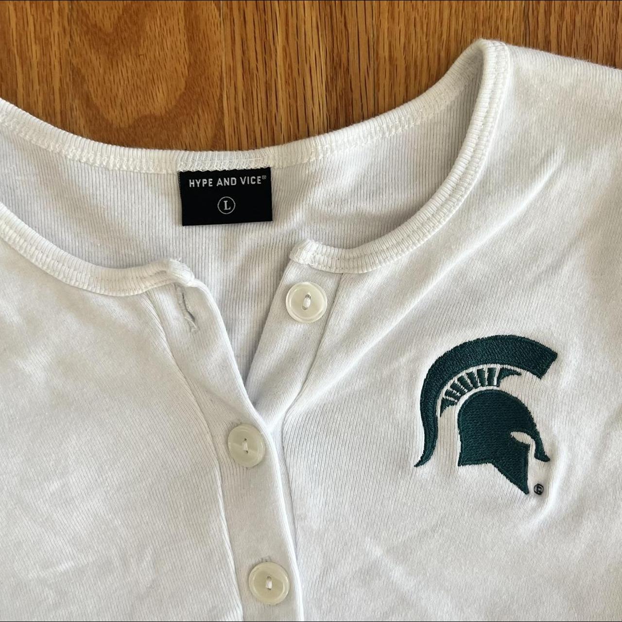 Michigan State Jean Jacket Large | Hype and Vice