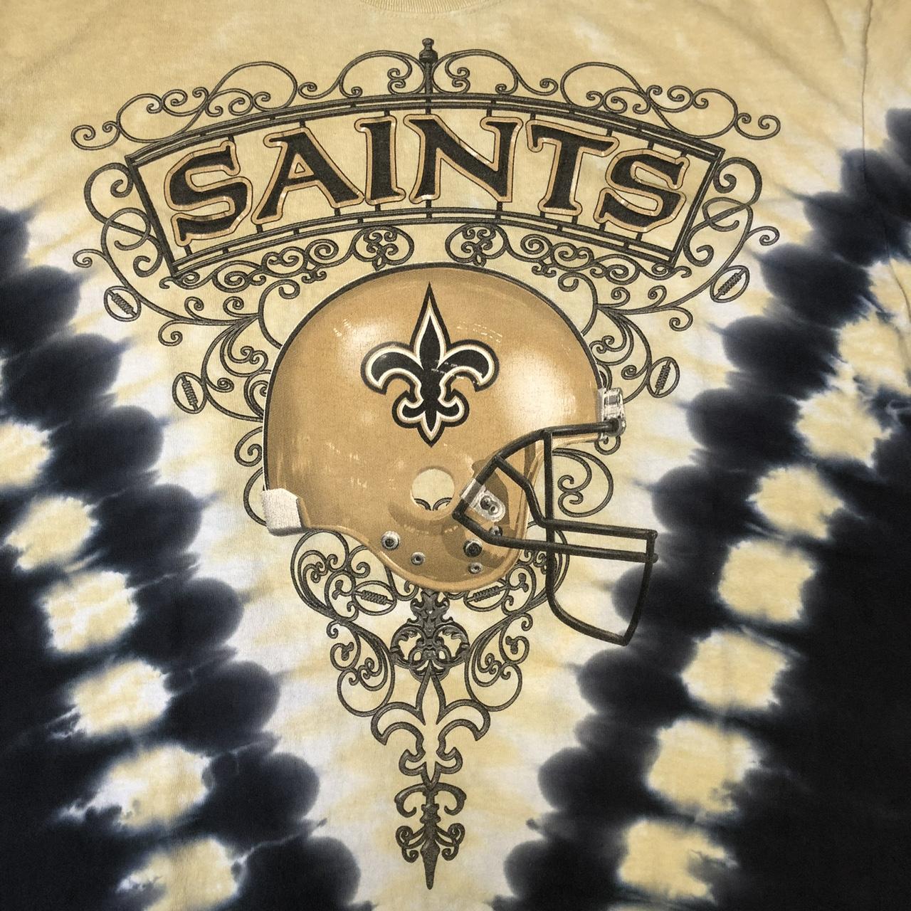 NFL New Orleans Saints Tie Dye Long Sleeve Flea Market Tee