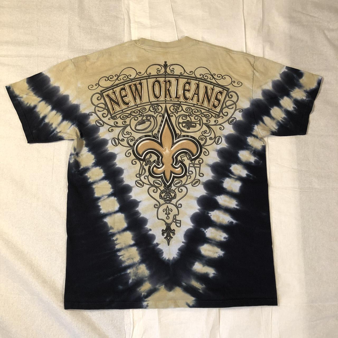 NFL New Orleans Saints Tie Dye Long Sleeve Flea Market Tee