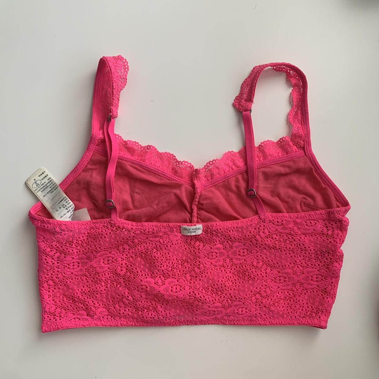 Gilly Hicks Women's Pink Bra | Depop