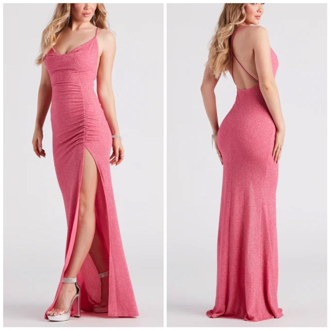 Windsor Women's Pink Dress Depop