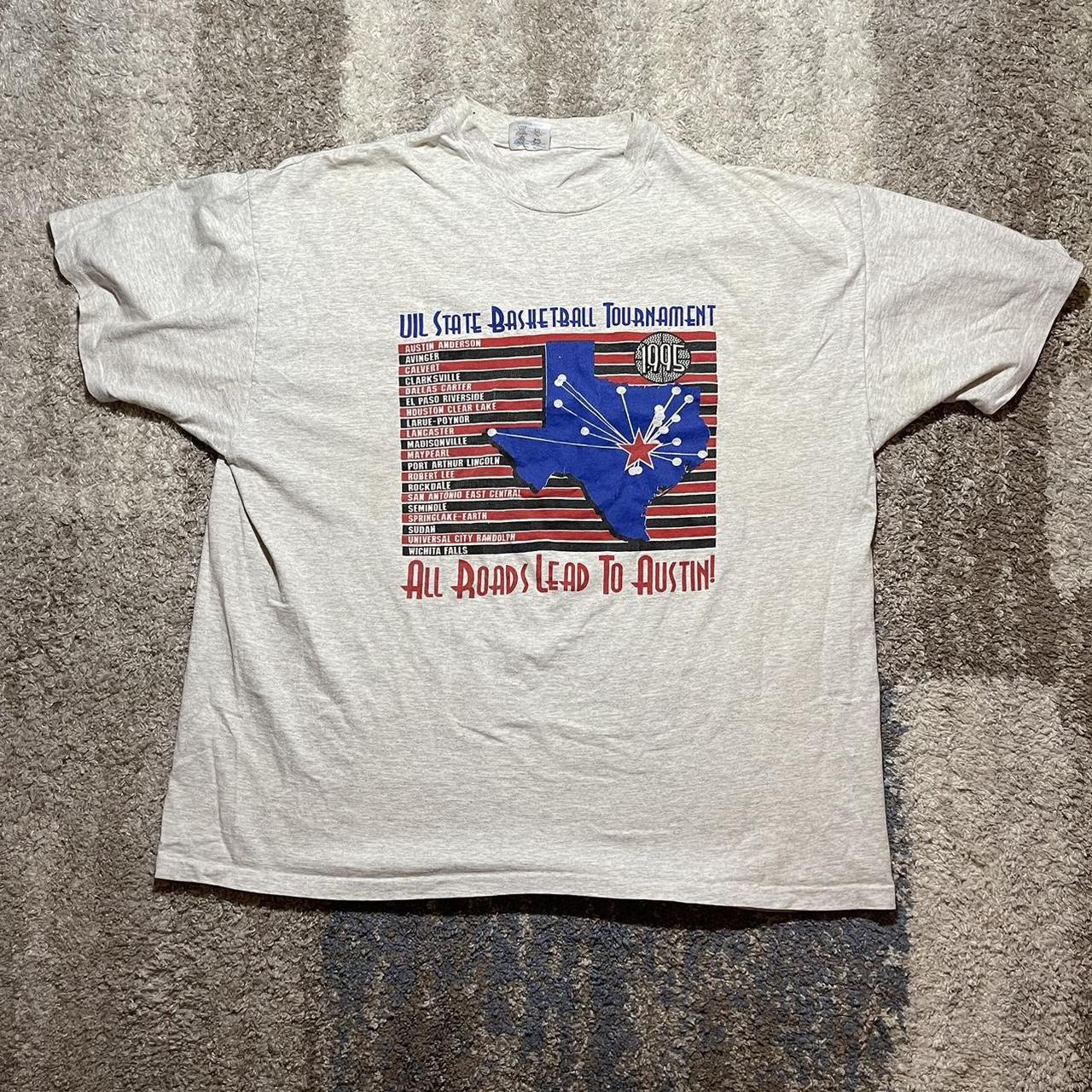 Vintage 1995 UIL Texas High School Tournament Shirt... - Depop