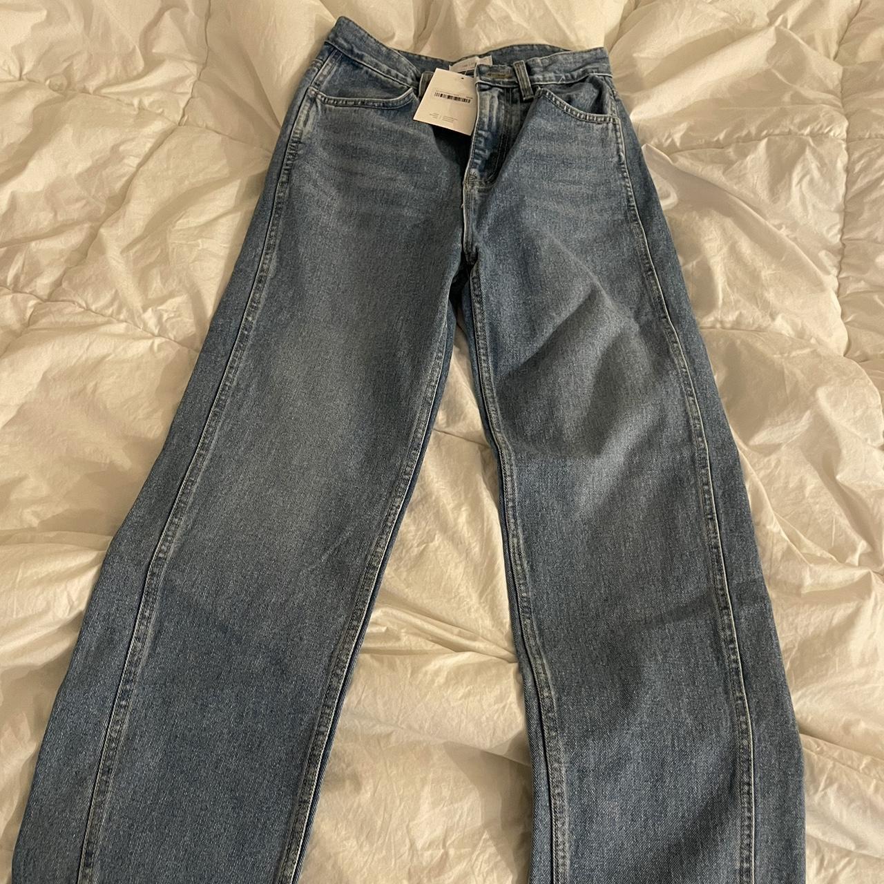 Oak + Fort Women's Blue Jeans | Depop