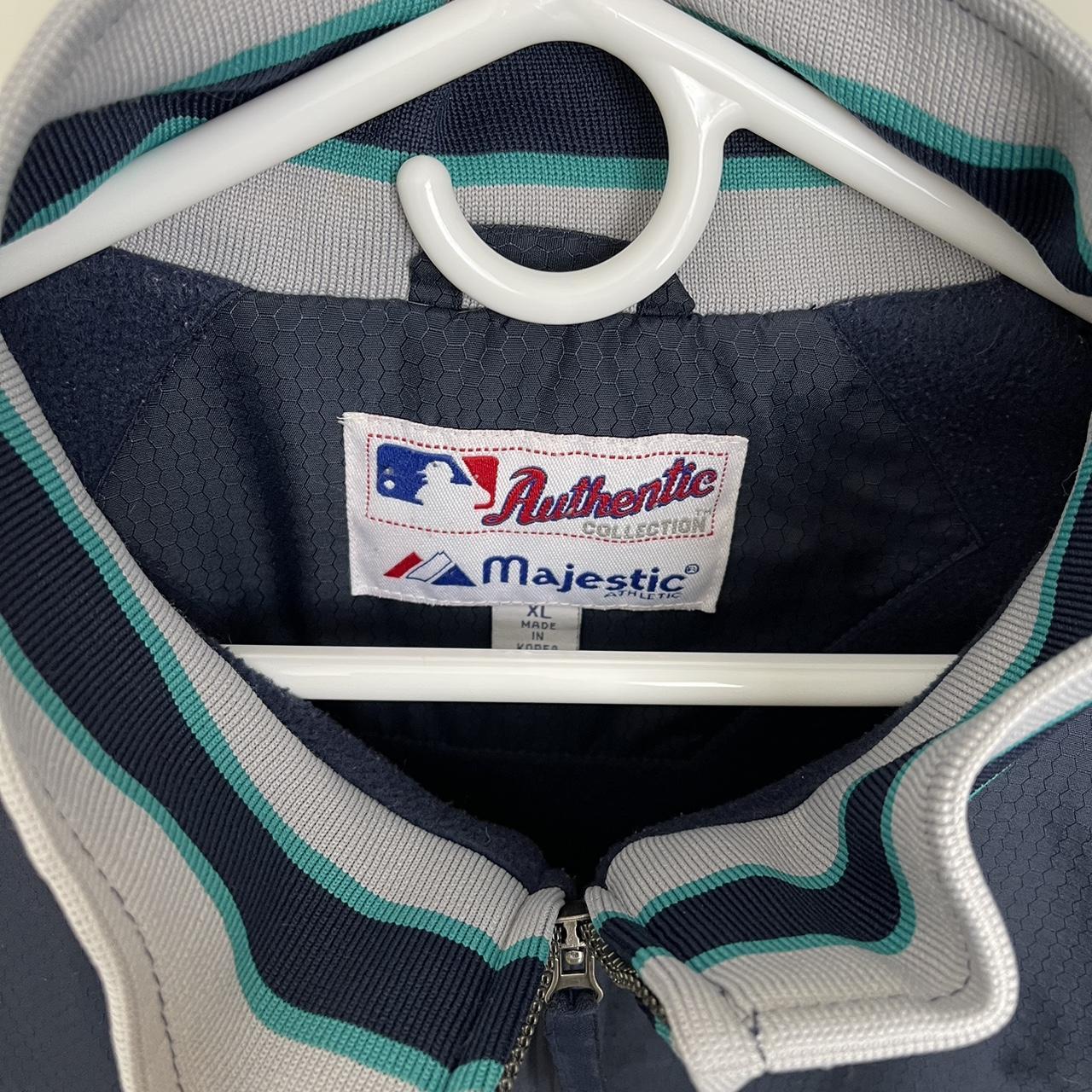 Vintage Authentic Majestic Mariner MLB Jacket This - Depop