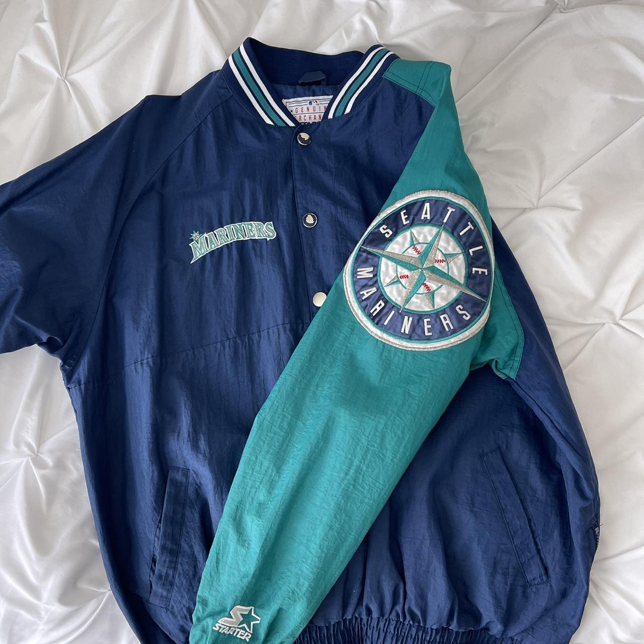 Vintage Starter Seattle Mariners Jacket Condition - Depop