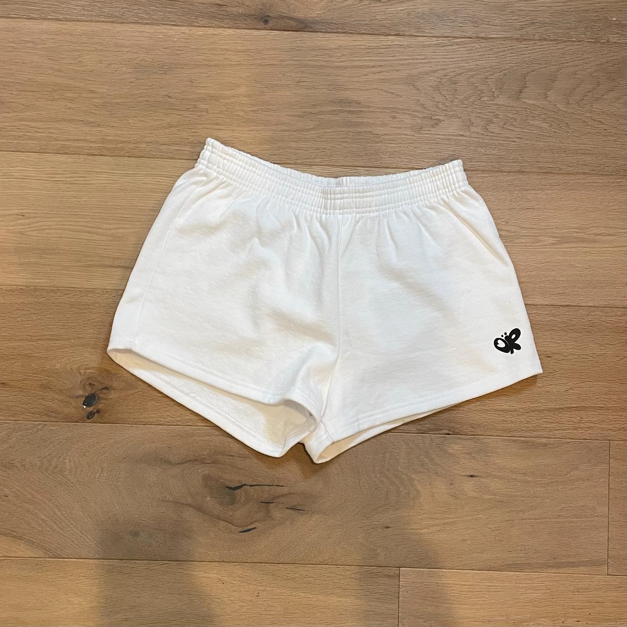 Olivia Rodrigo white sour shorts - never worn... - Depop