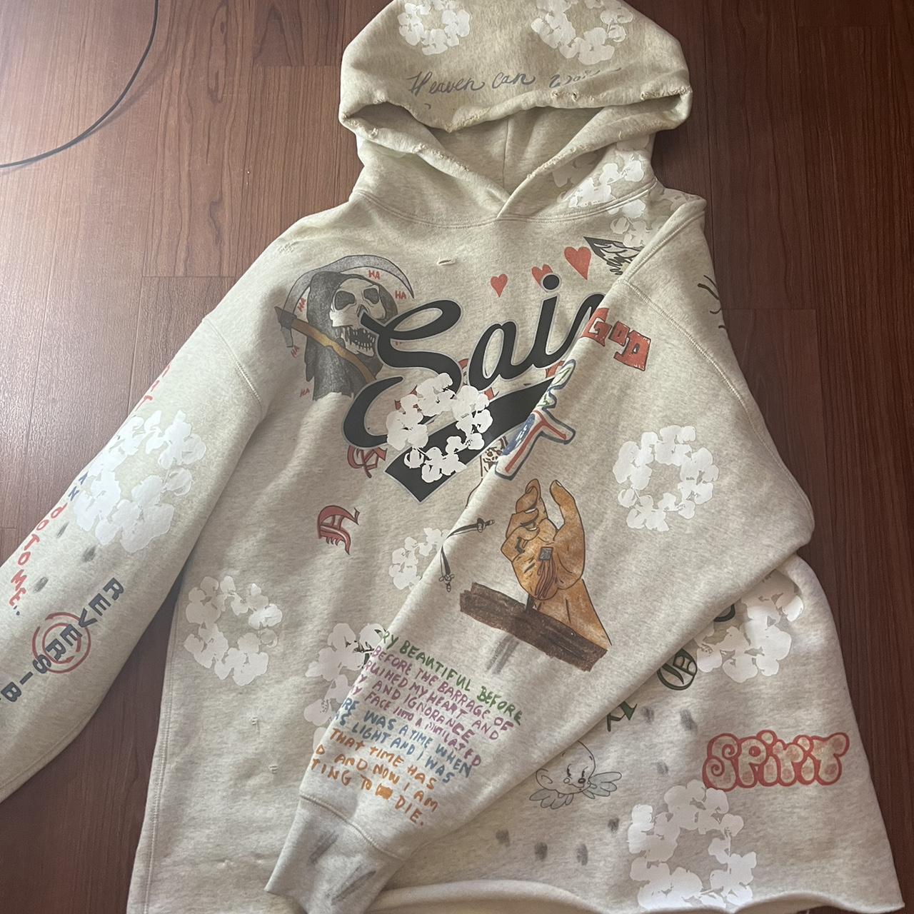 BRAND NEW** SAINT MICHAEL X DENIM TEARS Graffiti | Depop BRAND NEW** SAINT MICHAEL X DENIM TEARS Graffiti | Depop