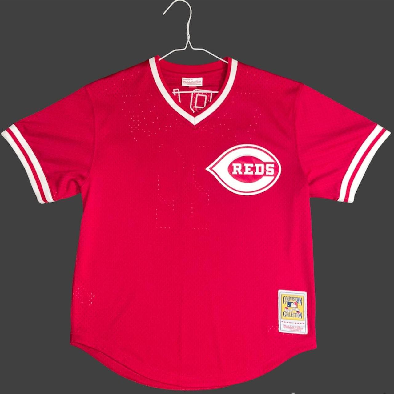 Mitchell & Ness Reds Barry Larkin Jersey