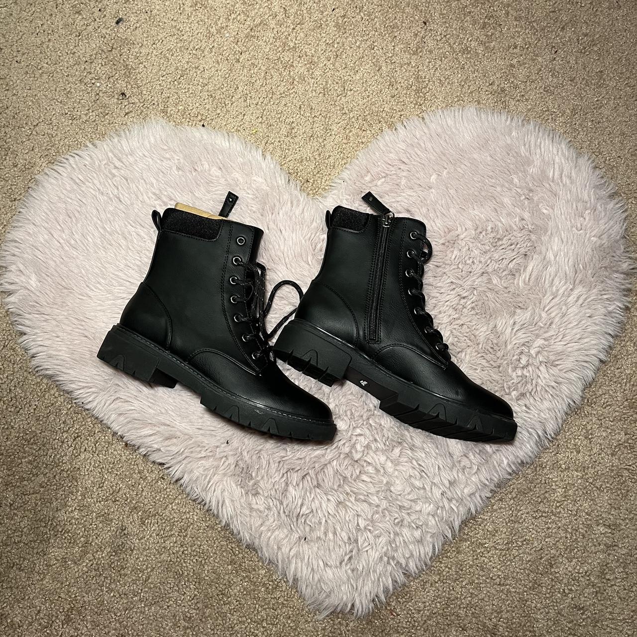 Dr Scholl’s Headstart combat black boots. Got the... Depop