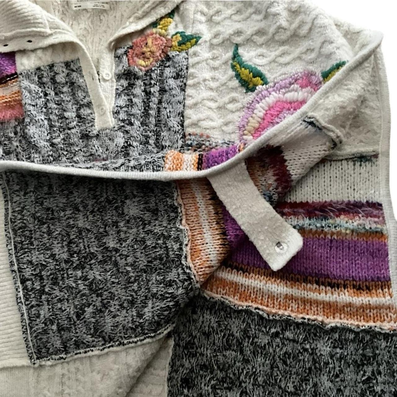 ANTHROPOLOGIE Maeve Patchwork Poncho orders Sweater