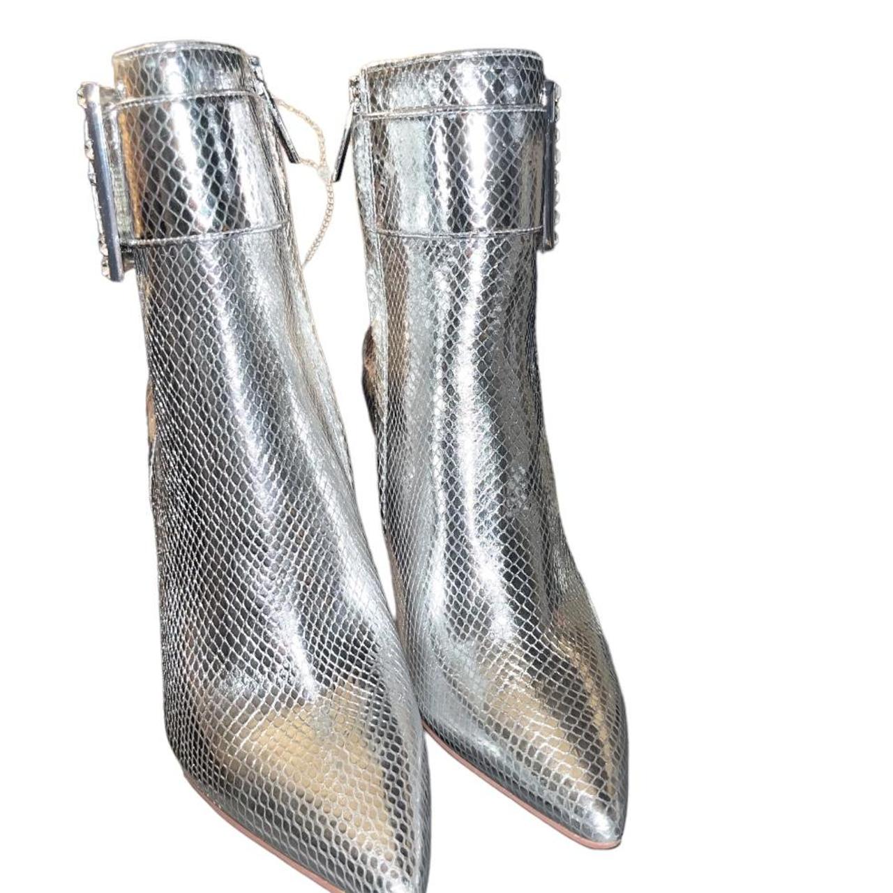 Michael kors outlet silver boots