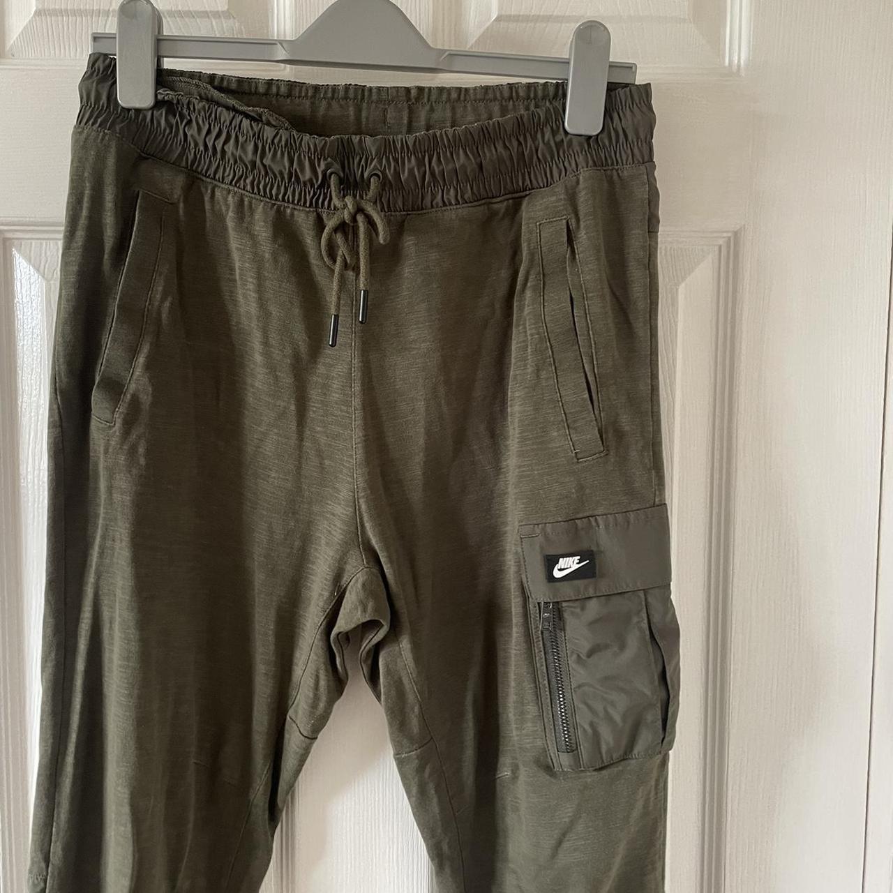 Mens Nike khaki cargo joggers Depop
