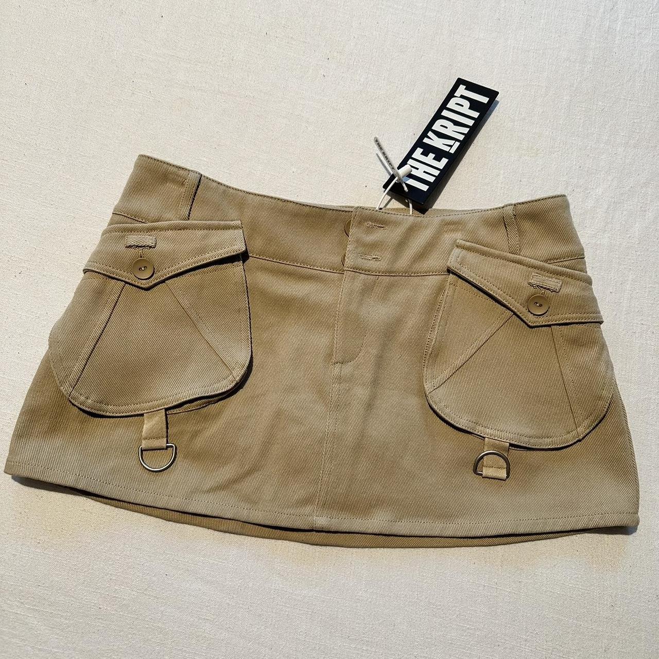 The Kript cargo skirt Size M (can fit small as well) - Depop