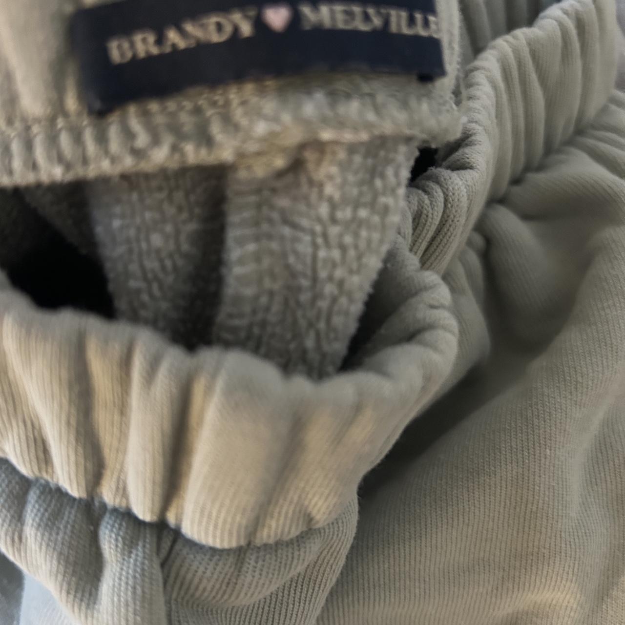 Brandy Melville Green sweatpants Depop