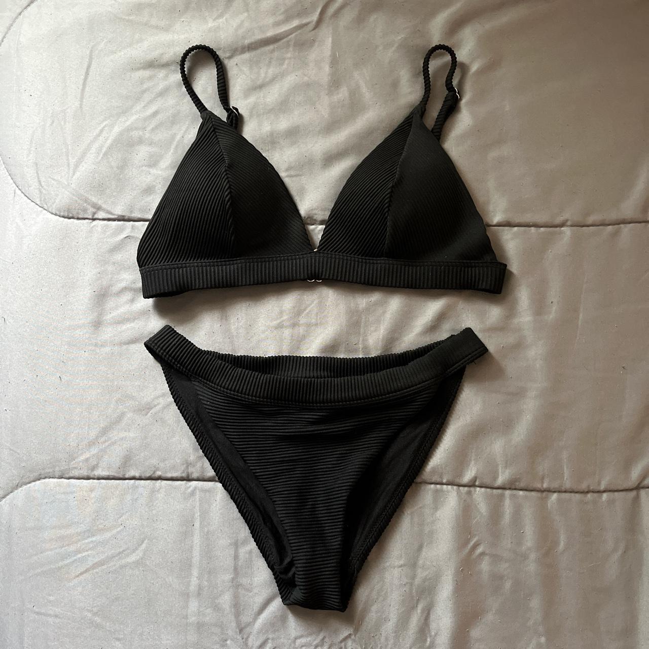 H&M Women's Black Bikinisandtankinisets Depop