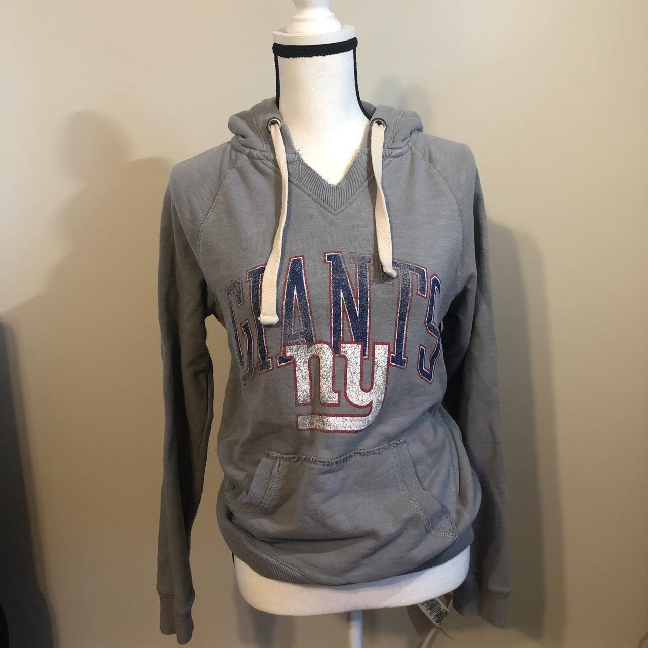 White New York giants NFL hoodie Condition: 9/10 - Depop