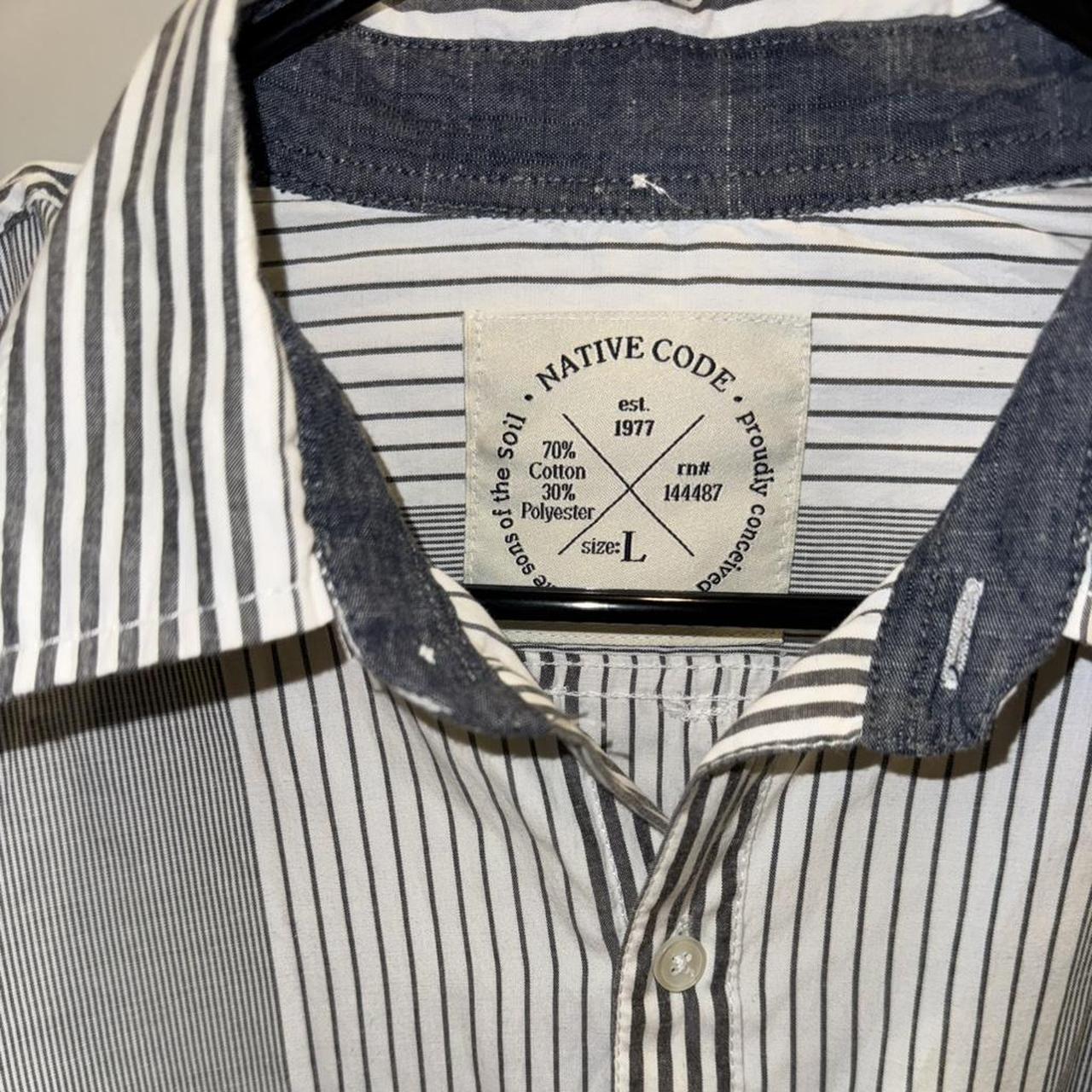 Native Men's Shirt - Multi/White - L – Native Cod… - image 2