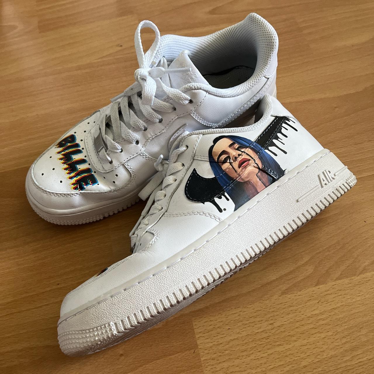 billie eilish custom air forces