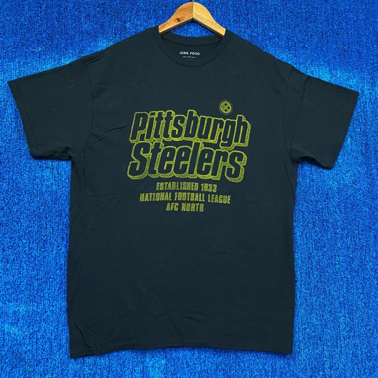 Junk Food Pittsburgh Steelers T-Shirt - Black