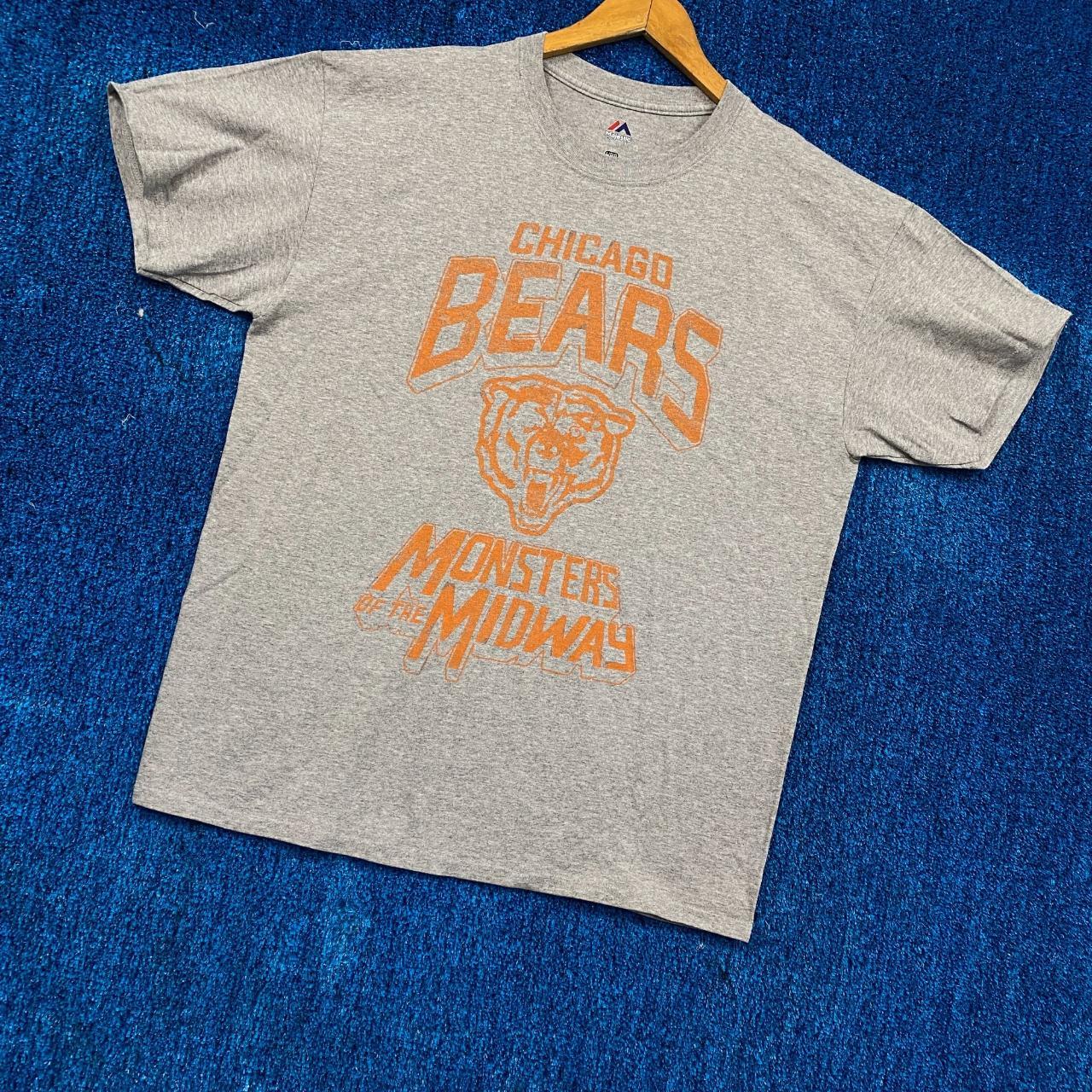 Vintage Chicago Bears tee Big design on chest Size - Depop