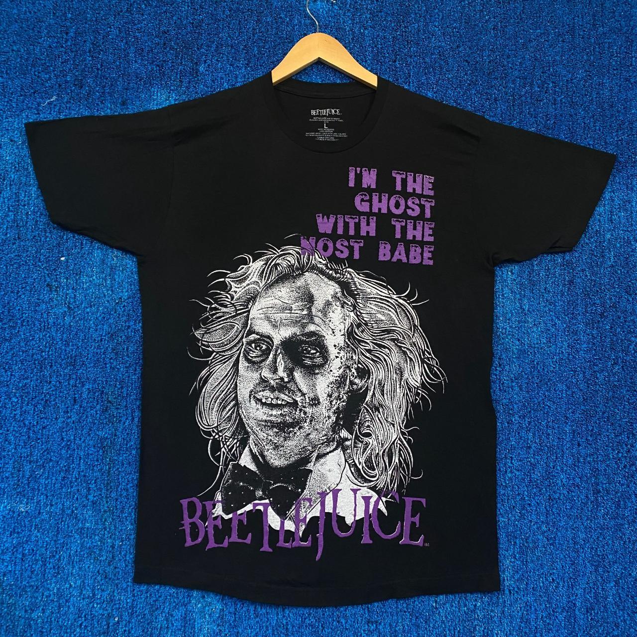 Tim Burton Beetlejuice Movie T shirt Size Large. The Depop