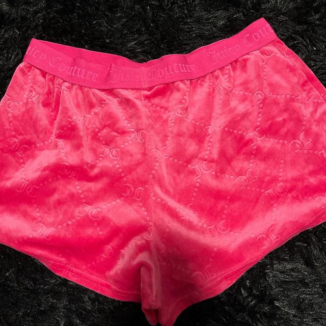 juicy couture never worn size large pajama shorts - Depop