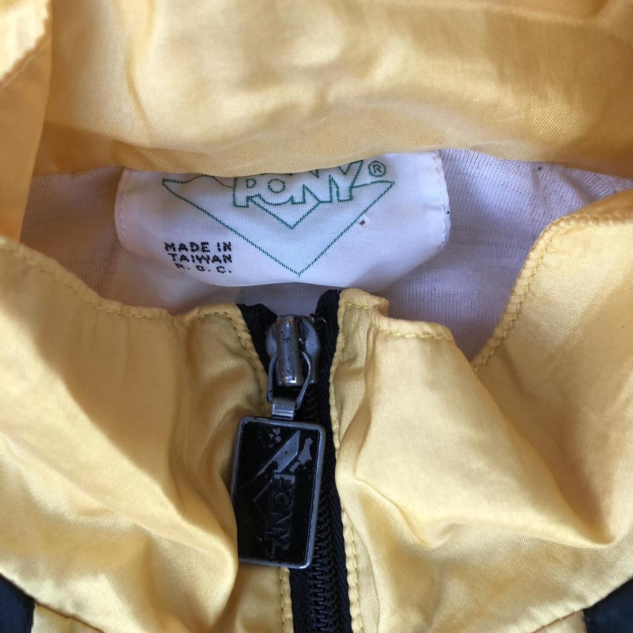 Pony Men's Black and Yellow Jacket (3)