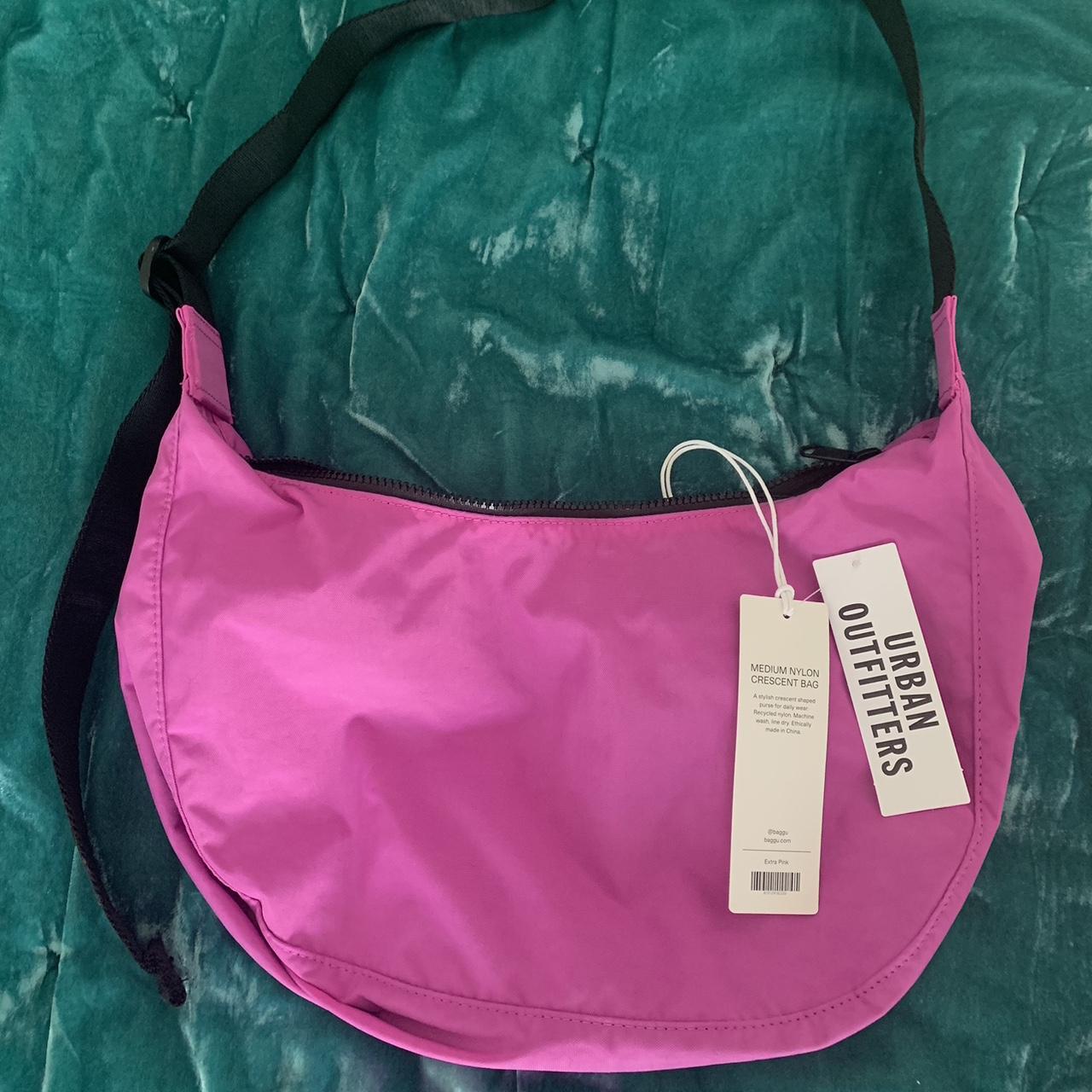 Medium Nylon Crescent Bag : Extra Pink - Baggu